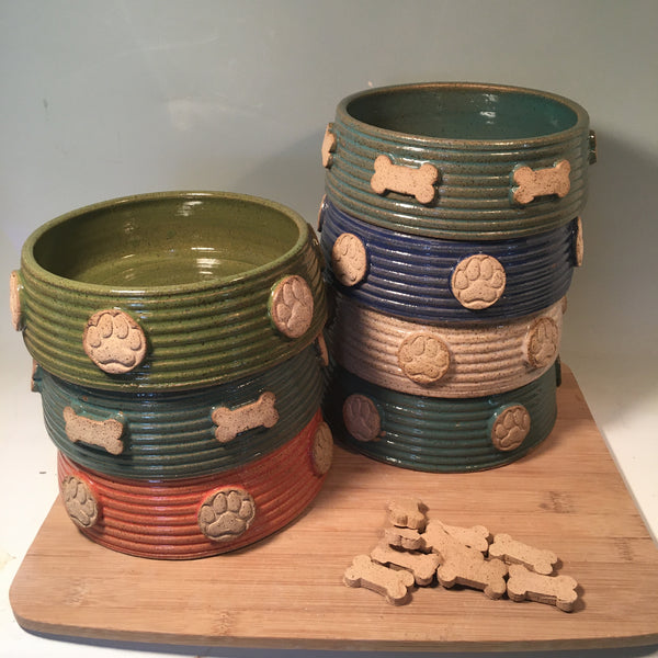 Extra Small Pottery Pet Bowl – Fatty Frog Pots Handmade Pottery