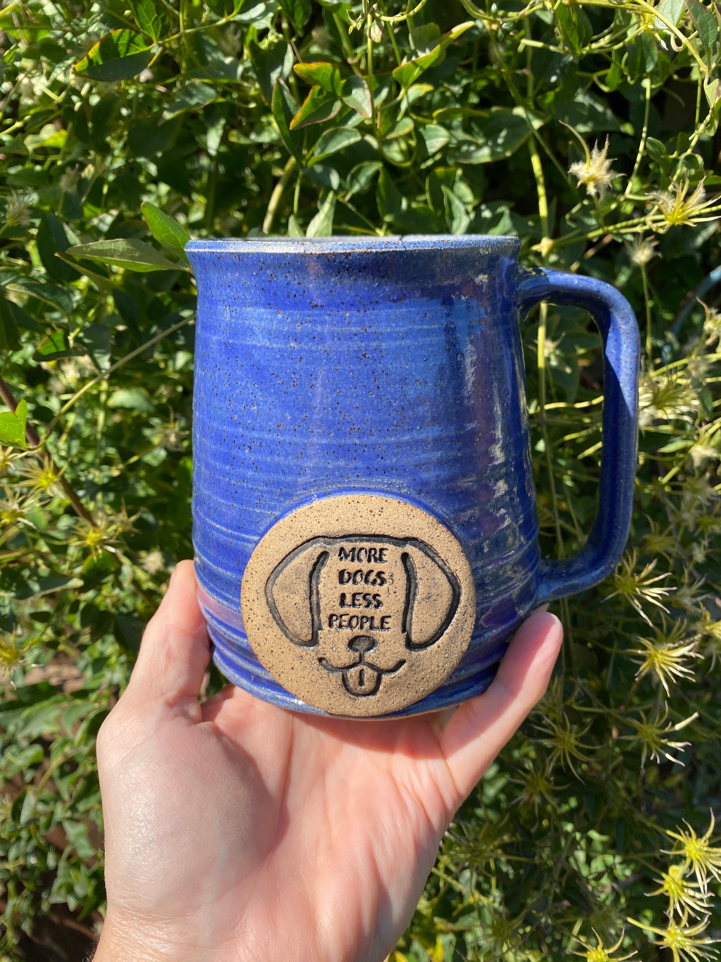 More Dogs Less People Custom coffee mug