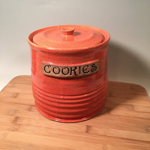 Personalized Cookie Jar/ Kitchen Canister – Fatty Frog Pots